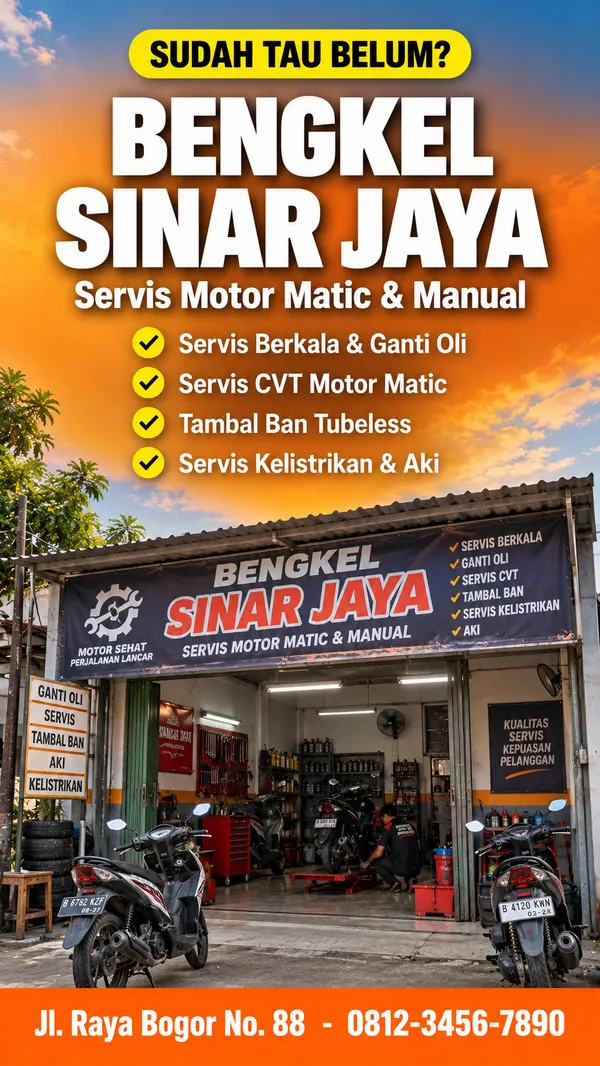 Template perkenalan bengkel