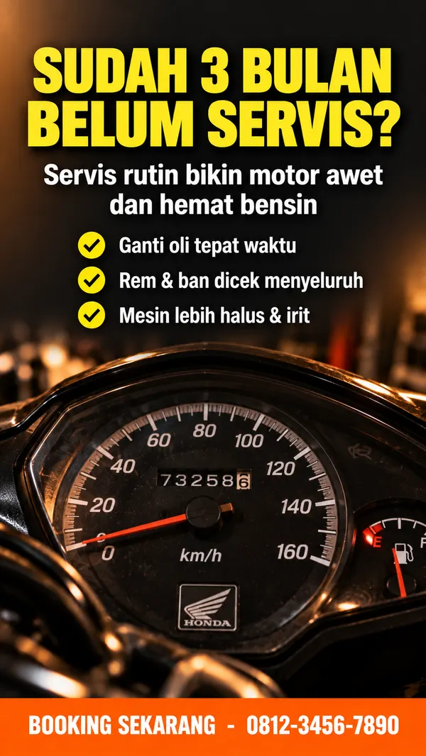 Template reminder servis berkala